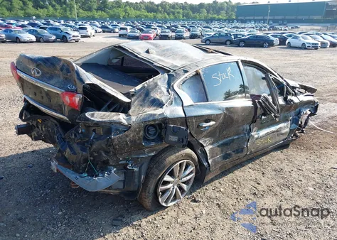 2017 Infiniti Q50 2.0T Base z USA, uszkodzony, nr VIN JN1CV7AR8HM681746